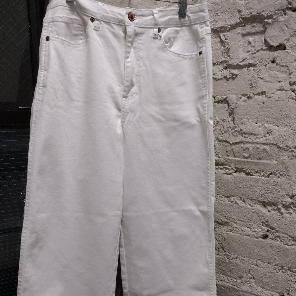 Forever 21 Cropped Wide Leg Pants